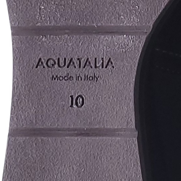 Aquatalia Jaelyn Weatherproof Suede Wedge Boots 10